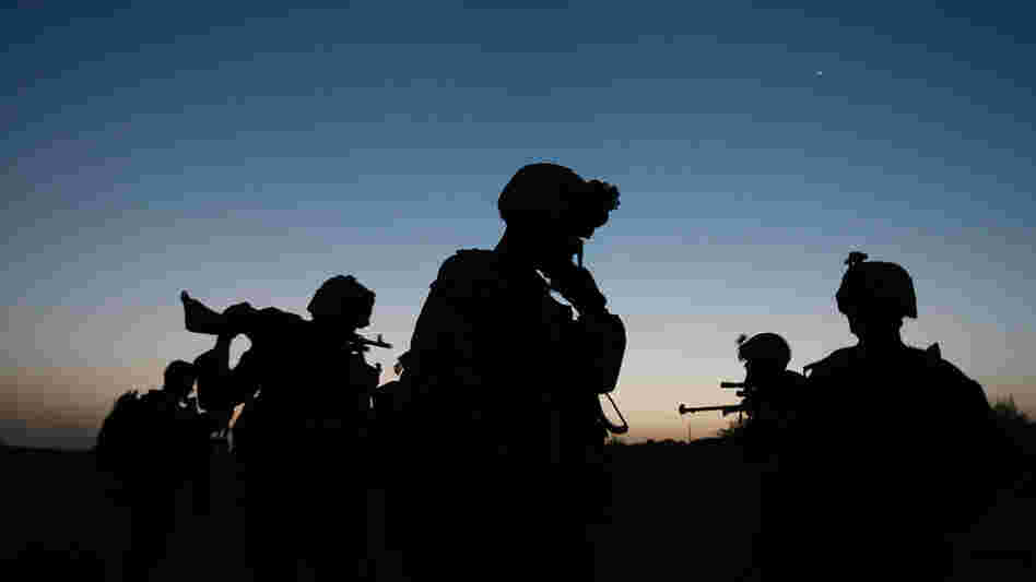 WIDE: U.S. Marines step off in the early morning during an operation in Herati, Afghanistan WIDE: U.S. Marines step off in the early morning during an operation in Herati, Afghanistan