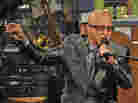Paul Shaffer sings on Late Show with David Letterman. Paul Shaffer sings on Late Show with David Letterman.