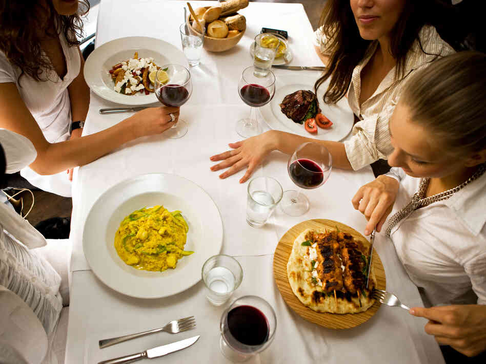 Women Dining At Table