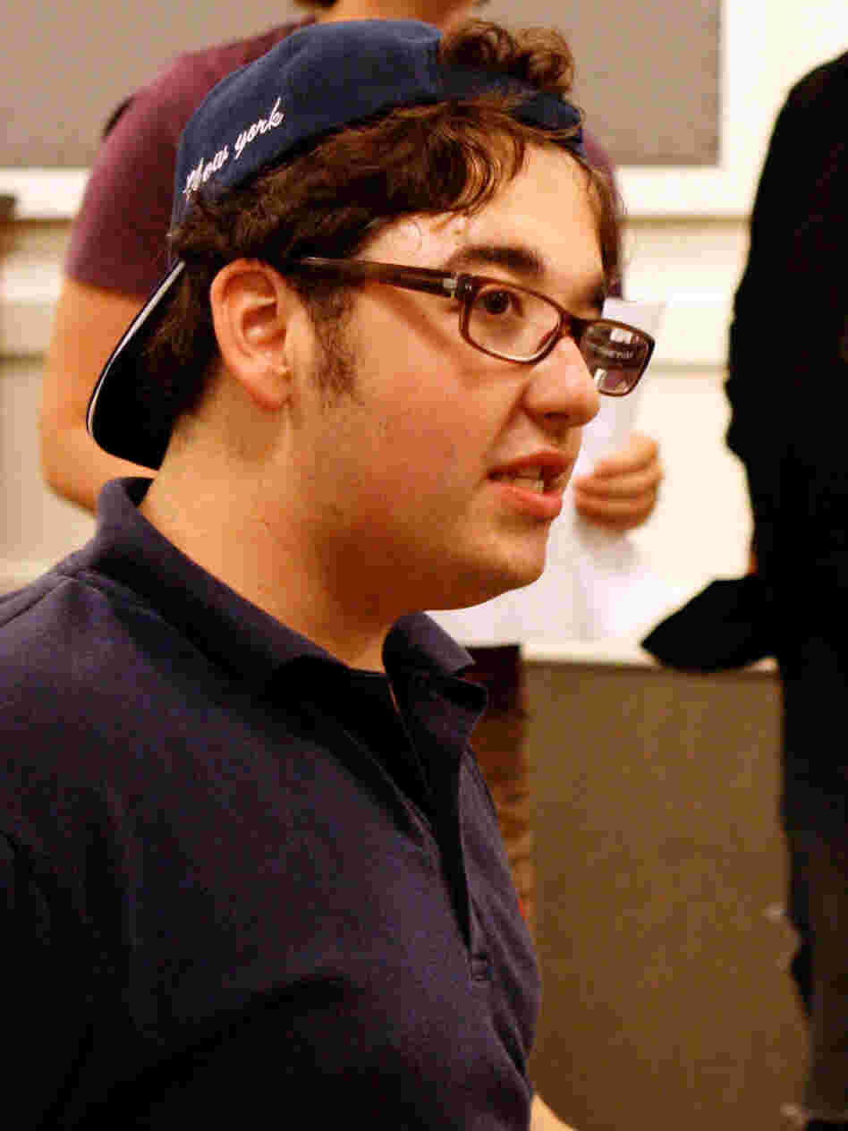 Alex Holtzman was a student actor in a performance to raise awareness about mental health issues.