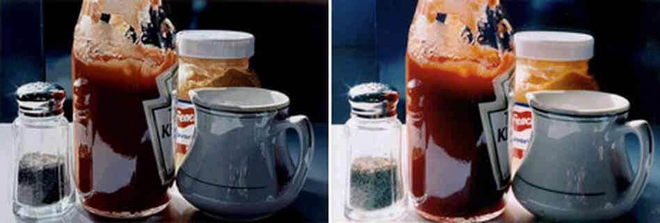 Painting on left. Painting on left.
