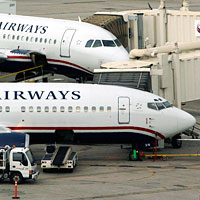 US Airways planes at Sky Harbor Airport in Phoenix.