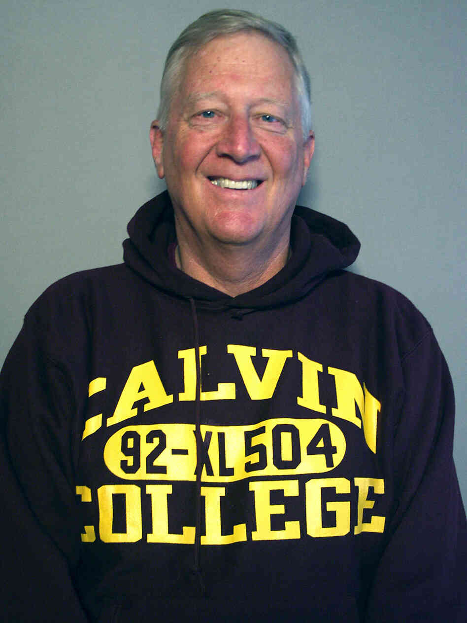 v-Andrew DeVries visited StoryCorps in Grand Rapids, where he spoke with his friend Karyl DeBruyn.