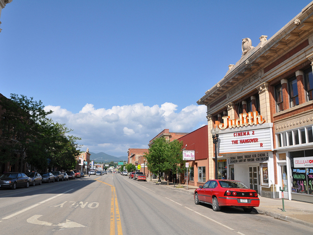 Main Street in Lewistown, Mont. Jesse Shapins/Mapping Main Street