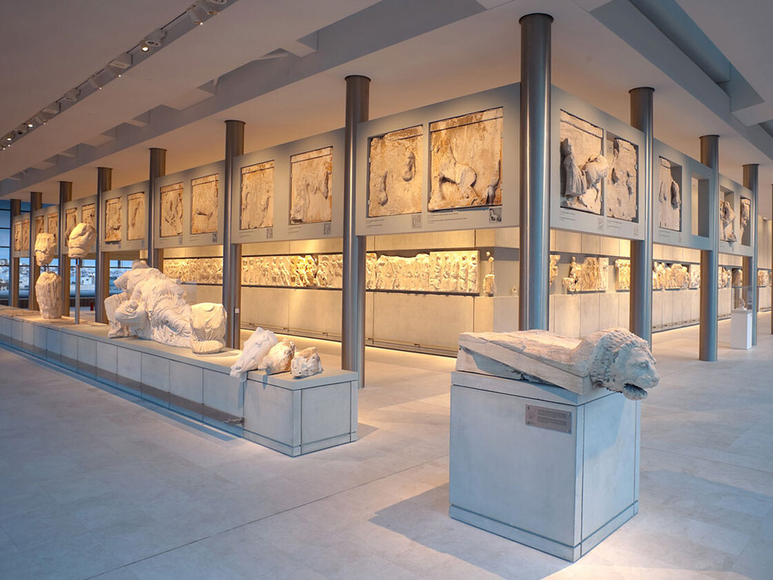 The Parthenon Gallery in the new Acropolis Museum
