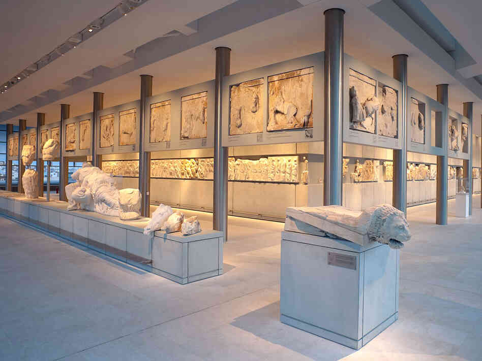 The Parthenon Gallery in the new Acropolis Museum