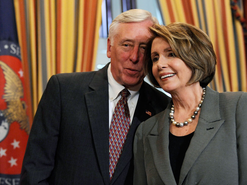 House Majority Leader Steny Hoyer, with Speaker Nancy Pelosi