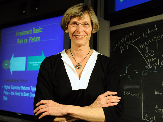 Prof. Ann Witte teaches the Fundamentals of Personal Finance at Wellesley College.
