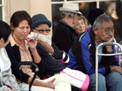 Residents in Culver City, Calif.. wait in line for their vaccine Residents in Culver City, Calif.. wait in line for their vaccine