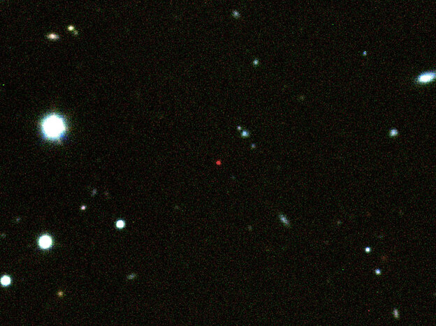 The most distant object ever discovered in space.