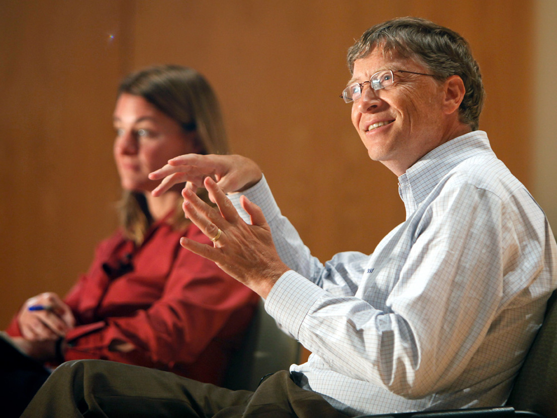 Melinda and Bill Gates, the billionaire co-founder of Microsoft.
