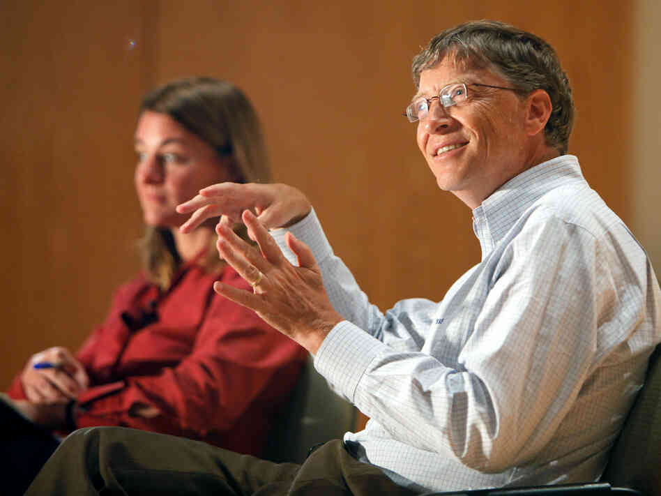 Melinda and Bill Gates, the billionaire co-founder of Microsoft.
