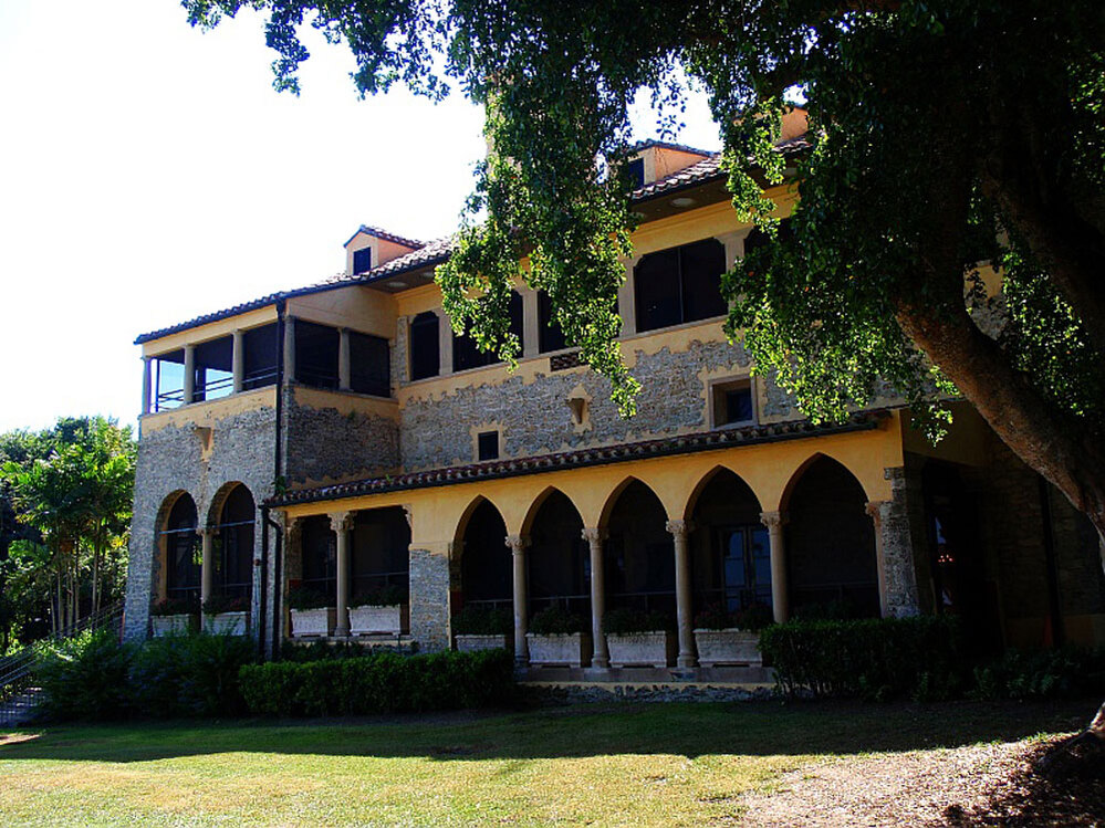 A glimpse of the allegedly haunted Deering Estate in Miami during the daytime.