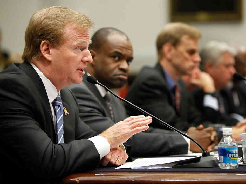 NFL Commissioner Roger Goodell testifies about football and brain injuries