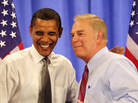 President Obama and Ohio Gov. Ted Strickland President Obama and Ohio Gov. Ted Strickland