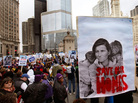 Thousands of protesters demonstrate for bank reform during American Bankers Association meetings Thousands of protesters demonstrate for bank reform during American Bankers Association meetings