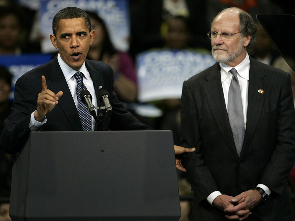 Obama campaigned for New Jersey Gov. John Corzine Nov. 1.