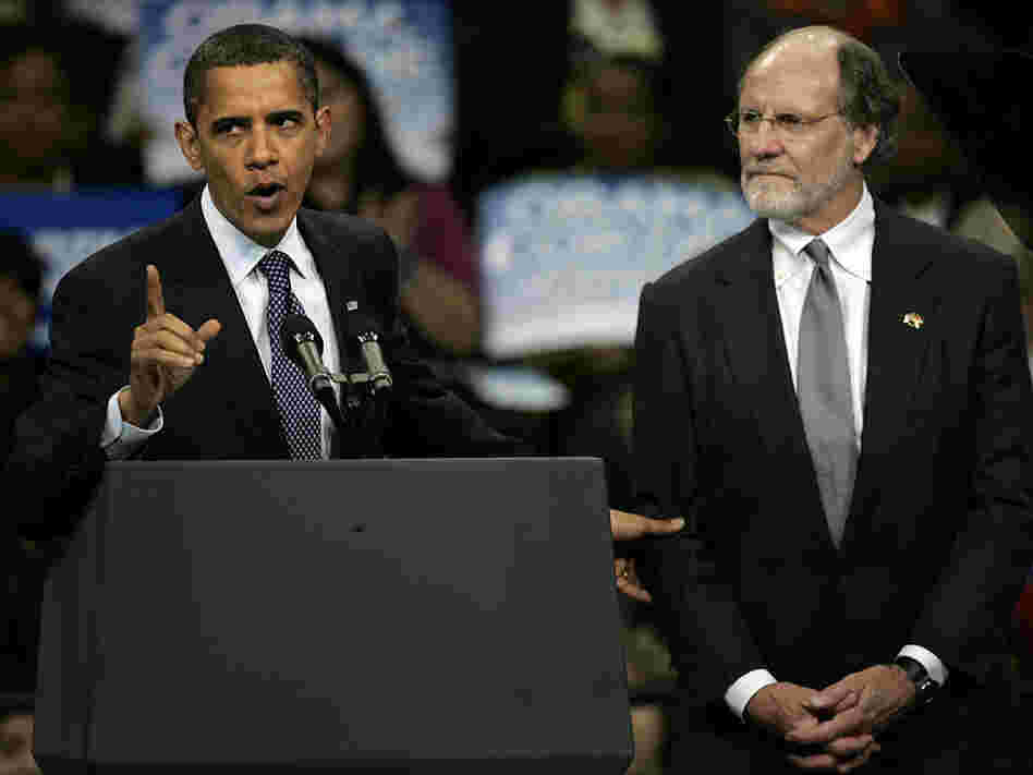 Obama campaigned for New Jersey Gov. John Corzine Nov. 1.