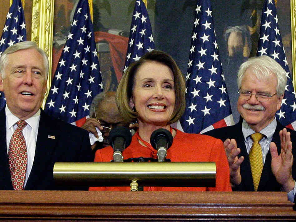 Speaker Nancy Pelosi House, Majority Leader Steny Hoyer and Rep. George Miller
