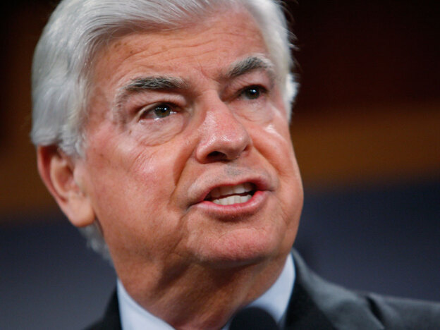 Senate Banking Committee Chairman Sen. Christopher Dodd of Connecticut