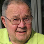 Joe Hauser sits with his wife on their porch. Joe Hauser sits with his wife on their porch.