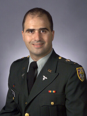 An undated handout photo of Maj. Nidal Hasan An undated handout photo of Maj. Nidal Hasan