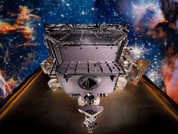 The Wide Field and Planetary Camera 2, now on display at the Smithsonian.
