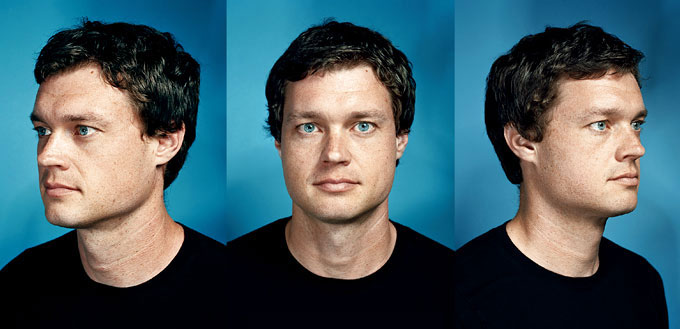 Evan's before picture.