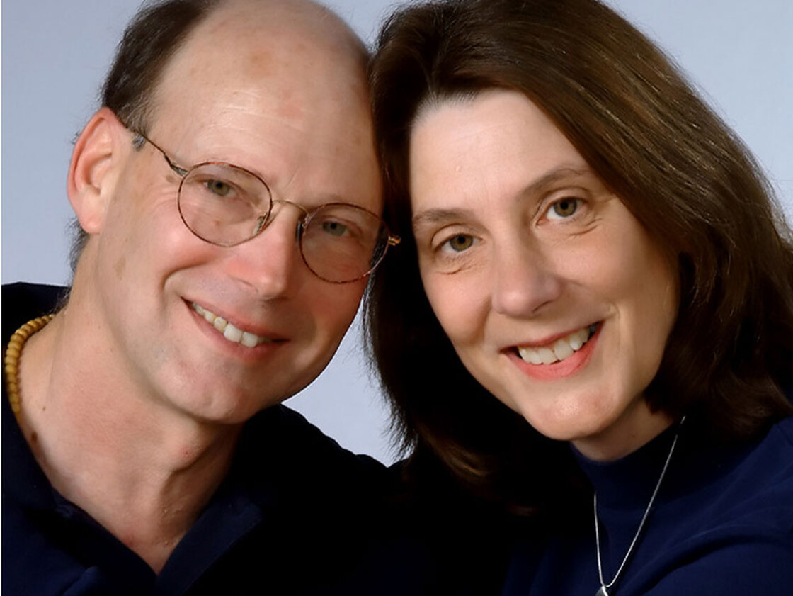 Dr. Gregg Korbon with his wife, Kathryn. They visited StoryCorps in Charlottesville, Va.
