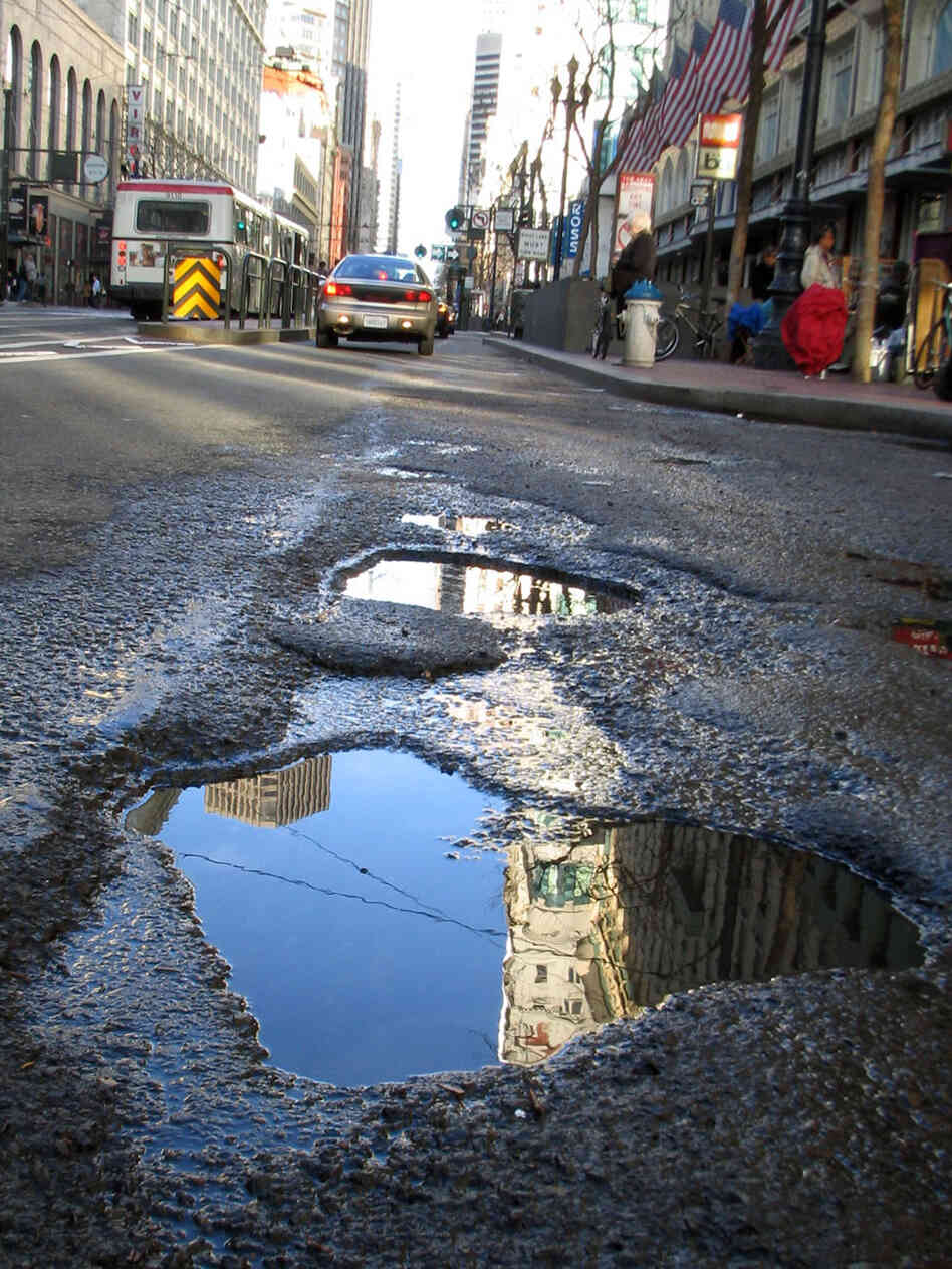 A San Francisco pothole