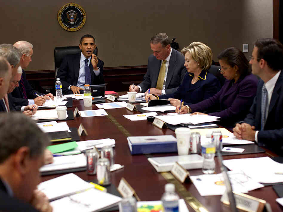 President Obama holds meeting in the Situation Room.