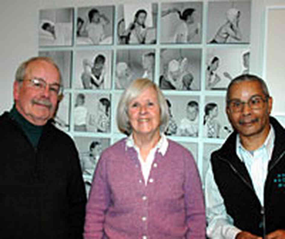 Ed Locke, Mary Whalen Leonard and Wray Gunn, former models for Norman Rockwell Ed Locke, Mary Whalen Leonard and Wray Gunn, former models for Norman Rockwell