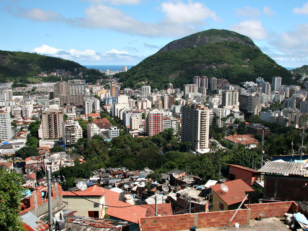 Santa Marta slum in Rio de Janeiro