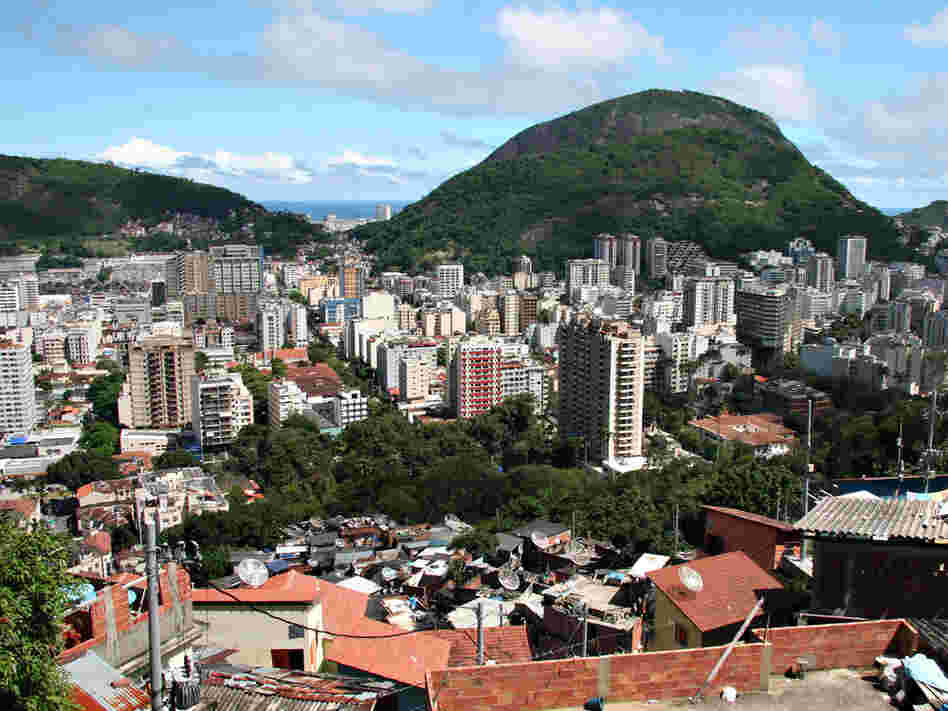 Santa Marta slum in Rio de Janeiro