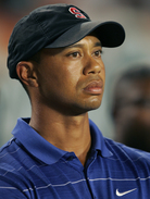 Tiger Woods, shown at a football game in September. Tiger Woods, shown at a football game in September.