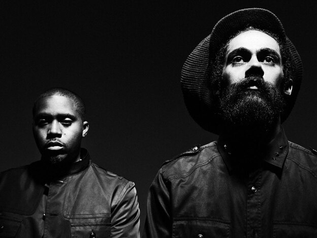 New York rapper Nas and reggae artist Damian Marley.