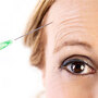Woman getting botox injections Woman getting botox injections
