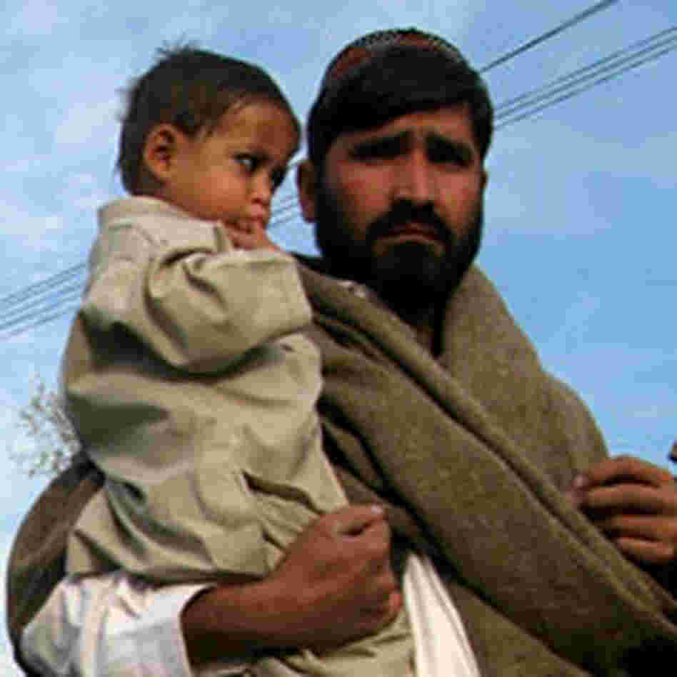 An Afghan father and son.
