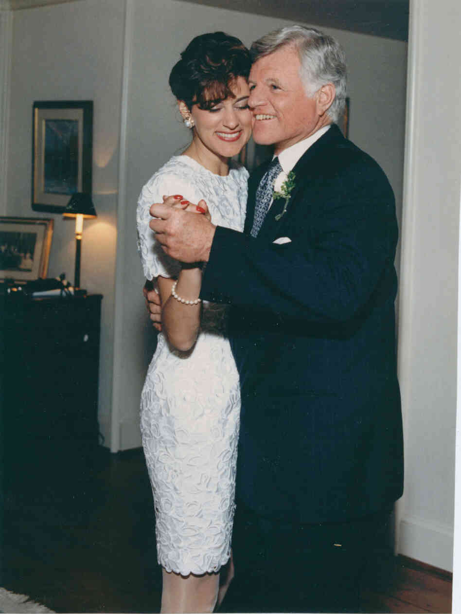 Vicki and Sen. Ted Kennedy. Denis Reggie/Courtesy TWELVE
