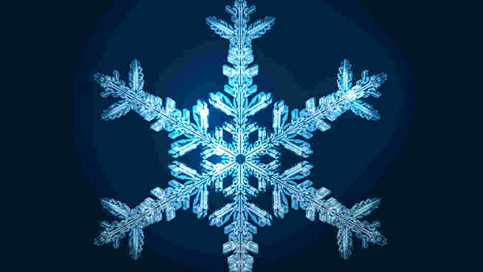 w. Scientifically correct snowflake w. Scientifically correct snowflake