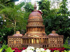 A miniature version of the U.S. Capitol, at the U.S. Botanic Gardens. A miniature version of the U.S. Capitol, at the U.S. Botanic Gardens.