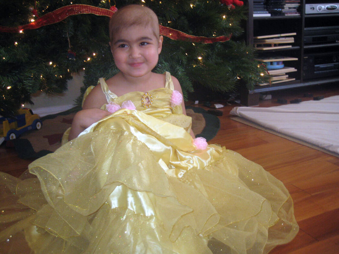 Maya Chamberlin, 4, needs a bone marrow transplant.