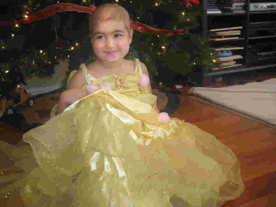 Maya Chamberlin, 4, needs a bone marrow transplant.