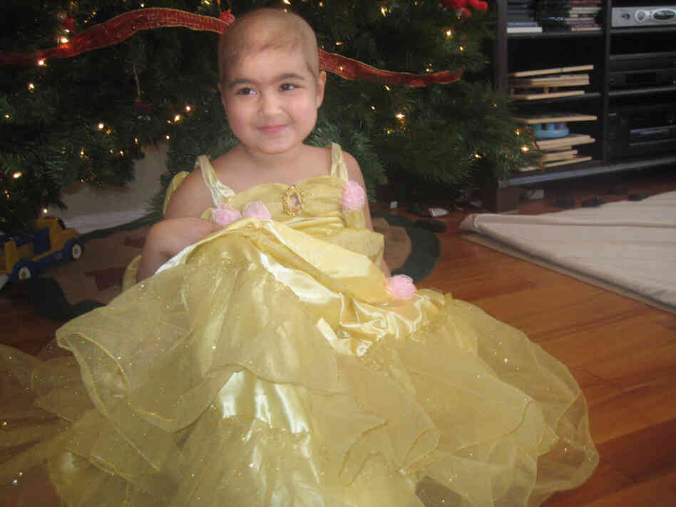 Maya Chamberlin, 4, needs a bone marrow transplant.