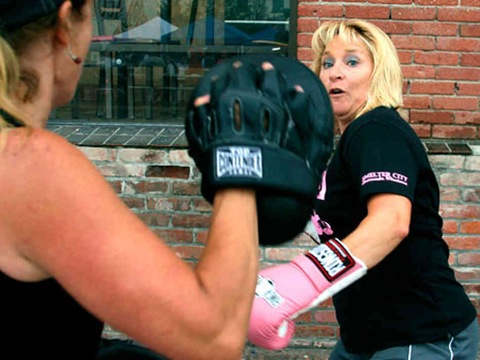 Members of Pink Gloves Boxing in Anaconda, Mont. Members of Pink Gloves Boxing in Anaconda, Mont.