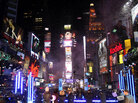 Crowds cheer as midnight arrives and the ball drops in New York's Times Square on Dec. 31, 2008. Crowds cheer as midnight arrives and the ball drops in New York's Times Square on Dec. 31, 2008.