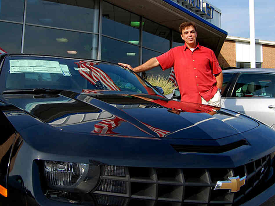 Greg Smith and his new Camaro