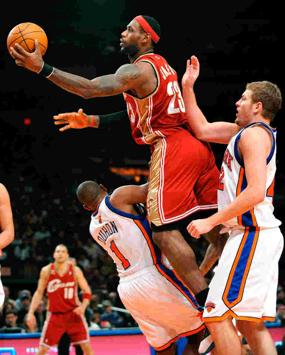 LeBron James Larger