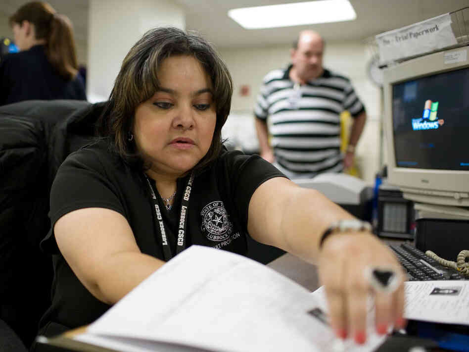 Sylvia Urrutia, an officer working with the pretrial release program in Lubbock.