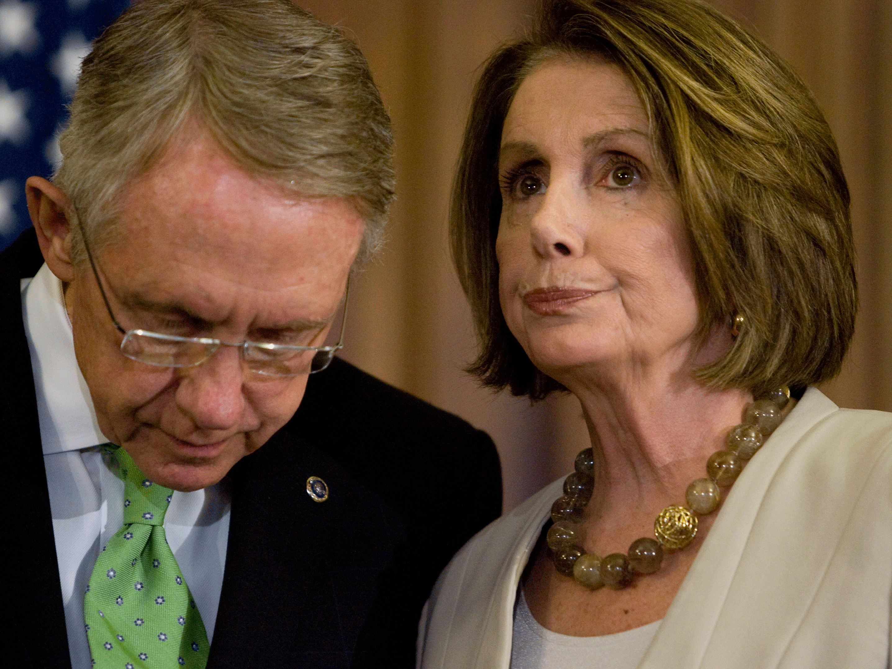 House Speaker Nacy Pelosi and Majority Leader Harry Reid